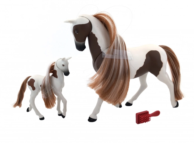 Royal Breeds Mutter und Fohlen Spielfiguren Set