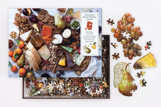 Galison Puzzle Käse-Degustationsbrett 1000 Teile