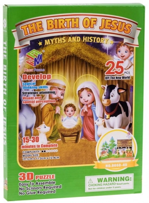 Magic Puzzle 3D Krippe Bethlehem