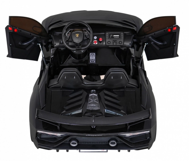 Lamborghini SVJ DRIFT pro 2 Kinder schwarz + Drift-Funktion + Fernbedienung + MP3 LED + langsamer Start