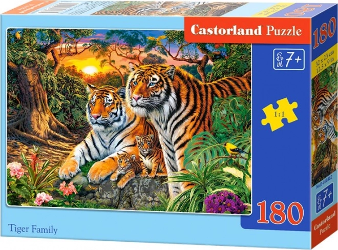 Puzzle 180 Teile Tiger Family