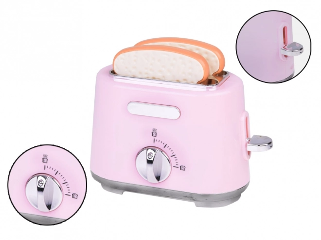 Spielzeug Küchenset mit Mixer, Blender, Toaster und Kaffeemaschine
