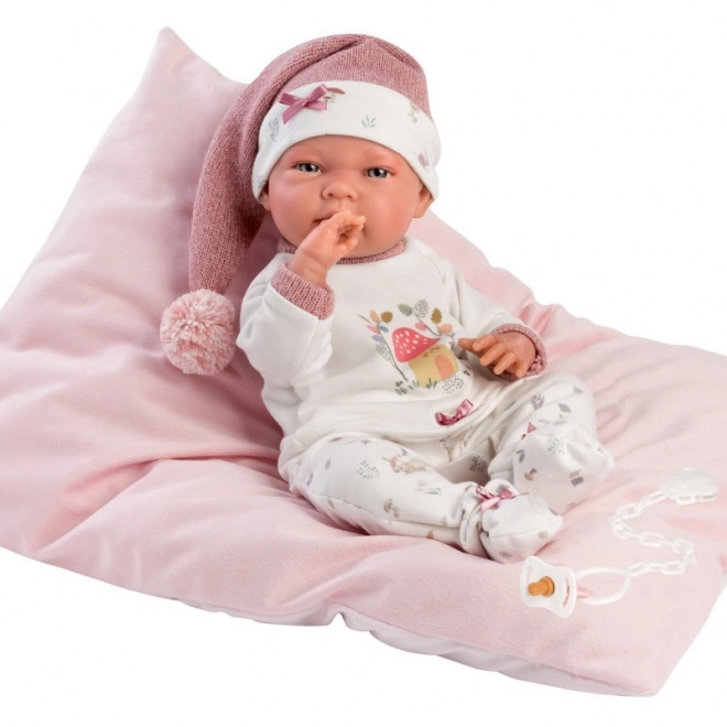 Llorens New Born Mädchen - Realistische Babypuppe mit Vollvinylkörper - 40 cm