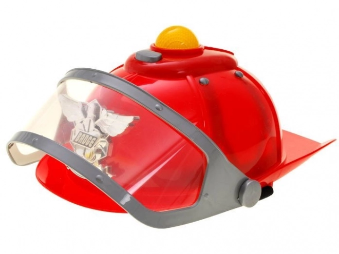 Feuerwehrmann-Set mit Helm, Licht, Sound und Feuerlöscher