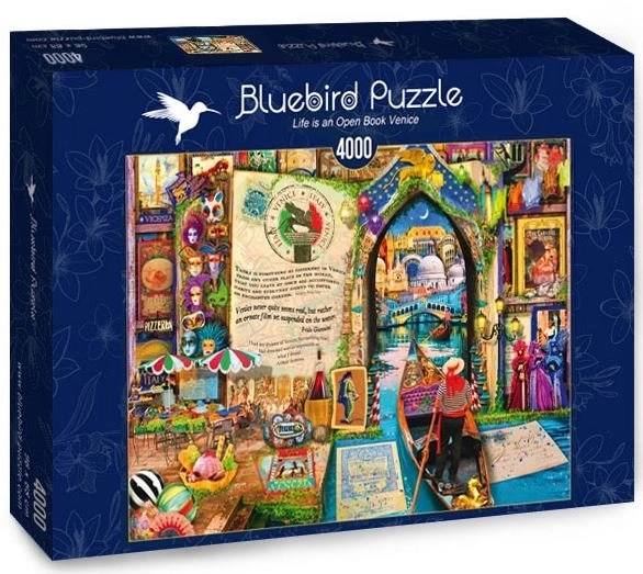 Bluebird Puzzle Leben wie ein offenes Buch: Venedig 4000 Teile