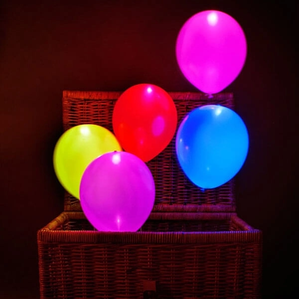 LED Leuchtende Partyballons im Farbmix 30 cm