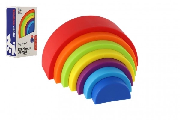 Plastik Regenbogen Steckspiel