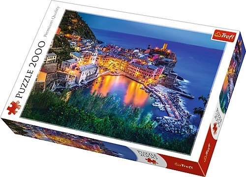 Puzzle Vernazza bei Sonnenuntergang, Italien 2000 Teile