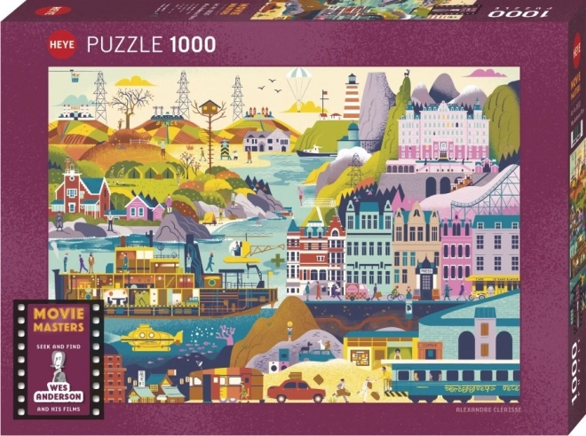 HEYE Puzzle Film Meisterwerke WES ANDERSON 1000 Teile