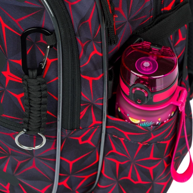 BAAGL Kern Roter Polygon Rucksack Set