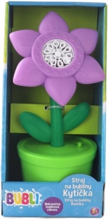 Seifenblasenmaschine Blume Lila