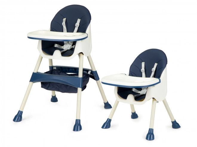 Multifunktionaler Hochstuhl für Kleinkinder in Blau