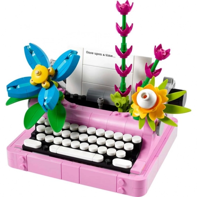 Lego Creator Blumen Schreibmaschine