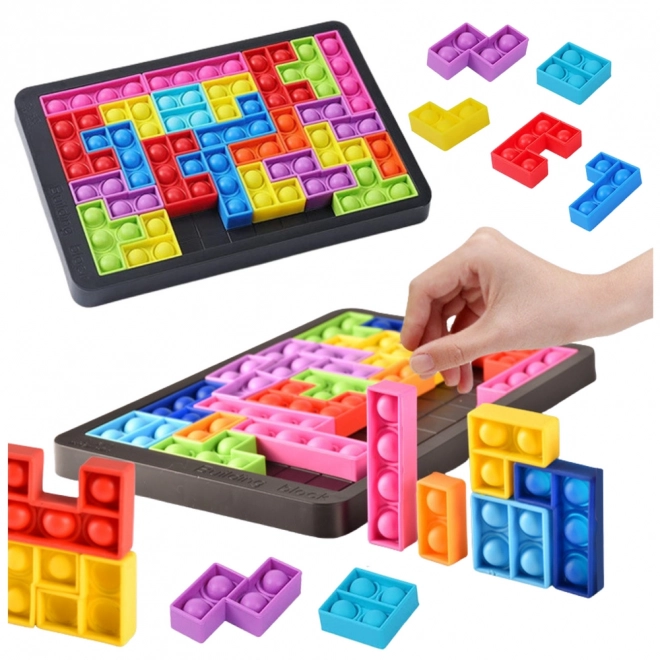 Tetris pop-it 3-in-1 sensorisches puzzle