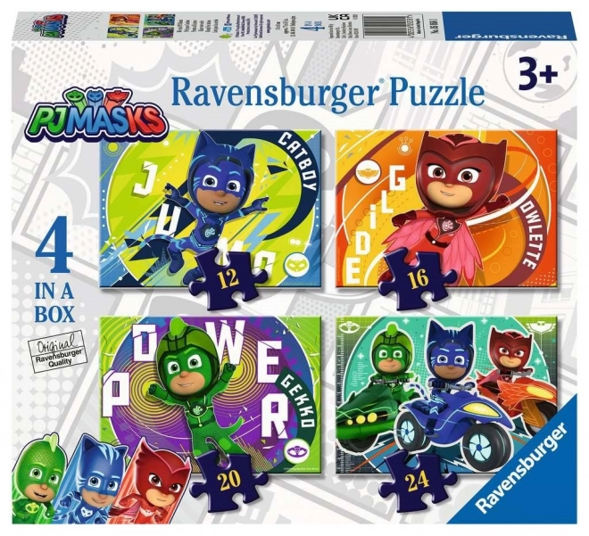 Ravensburger Puzzle Pyjamahelden: Aktion 4 in 1