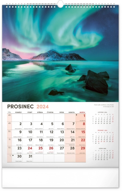 Wandkalender Landschaft 2024