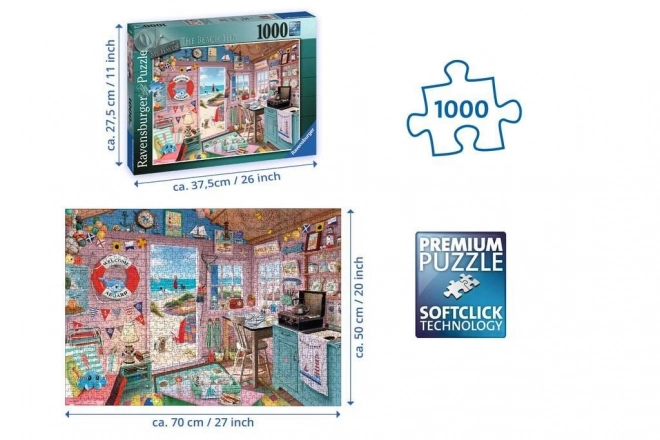 Ravensburger Puzzle Mein Refugium: Strandhäuschen 1000 Teile