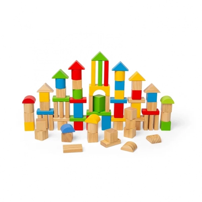 Bigjigs Toys Holzklötze und Sortierspiel im Trommel