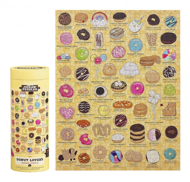 Puzzle Ridley's Games für Donut-Liebhaber 1000 Teile