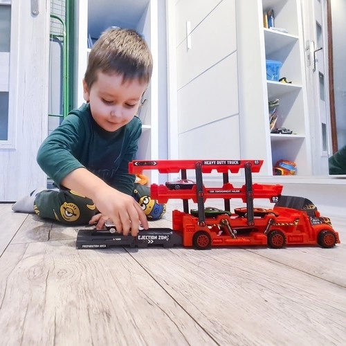 TIR Transporter mit 6 Autos