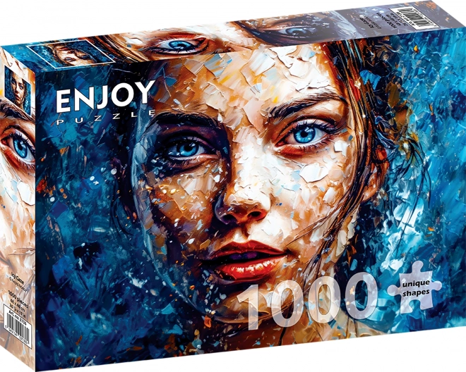 Enjoy Puzzle Eisiger Blick 1000 Teile