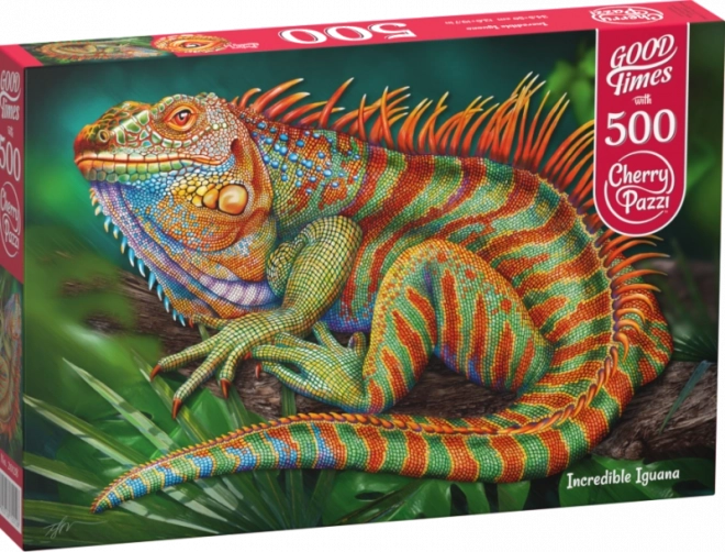 Puzzle Unglaublicher Leguan 500 Teile