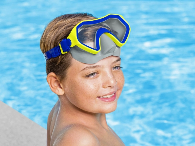 Farbenfrohe Schwimmmaske für Kinder ab 7 Jahren