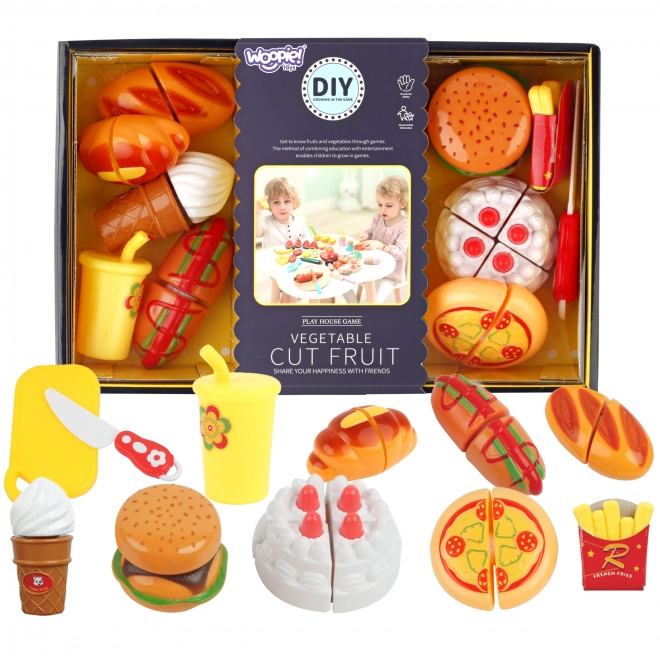Woopie XXL Schneideset Fast Food Zuckerbäckerei