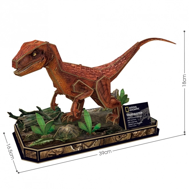 3D-Puzzle National Geographic Velociraptor