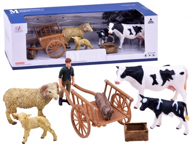 Bauernhof Tiere Figuren Set – C