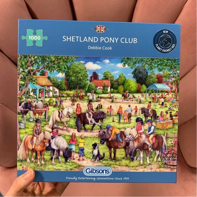 Gibsons Puzzle Shetland Pony Club 1000 Teile