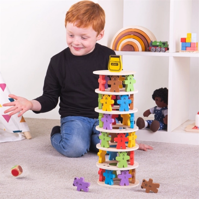 Bigjigs Toys fallende Bären Spiel