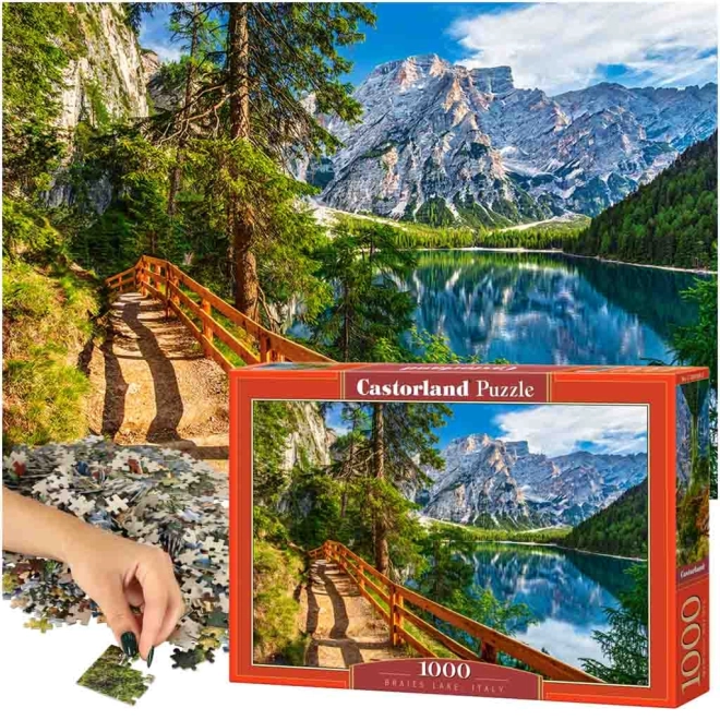 Puzzle 1000 Teile Braies See Italien