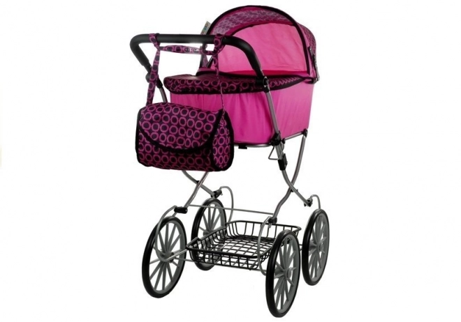 Retro Puppenwagen Alice mit Tasche