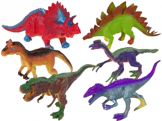 Bunte Dinosaurier Spielfiguren Set