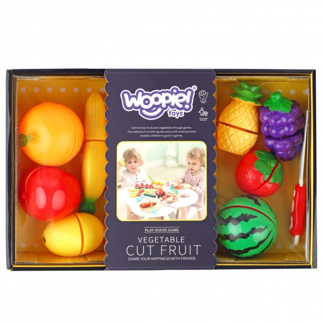 Obstschneideset mit Klettverschluss und Schneidebrett