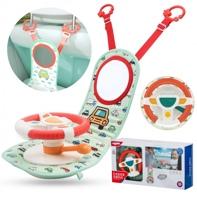 Interaktives Kinderlenkrad Auto Set - WOOPIE