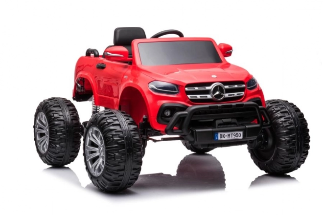 Mercedes Kinderfahrzeug Elektroauto 4x4 Rot