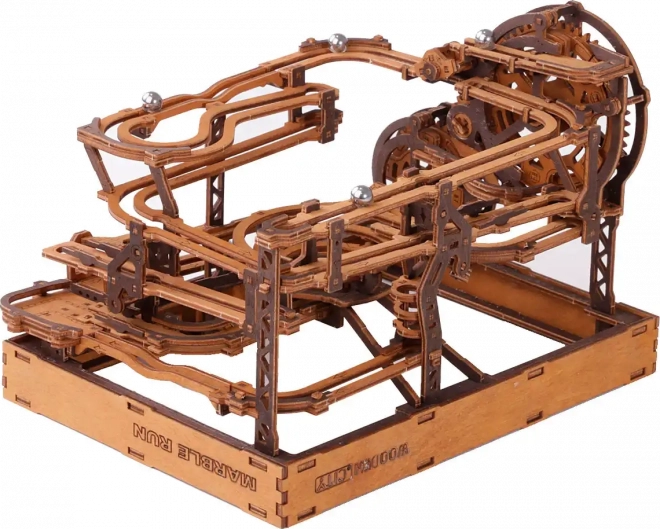 3D-Holzpuzzle Kugelbahn von WOODEN CITY