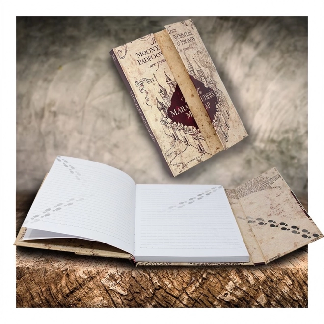 Harry Potter Block mit Motiv der Karte des Rumtreibers