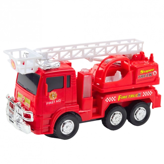 Feuerwehrwagen mit beweglicher Leiter, Licht und Sound