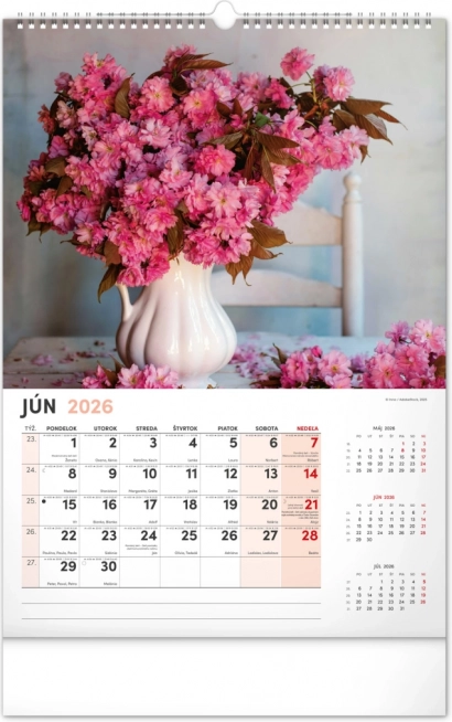 Wandkalender Blumen 2026