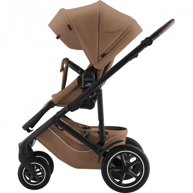 Smile Kinderwagen Set 5Z mit Lux Wanne in Warm Caramel