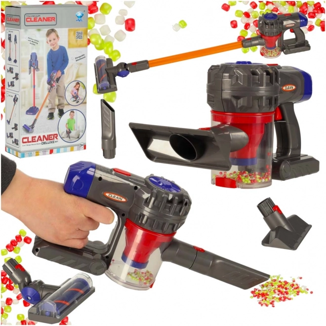 Kinderstaubsauger mit Saugfunktion 3in1