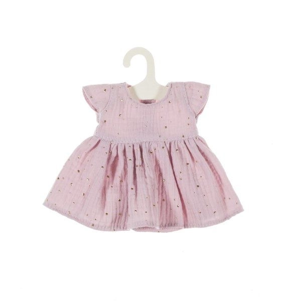 Kleid für 32 cm Puppe in Zartrosa