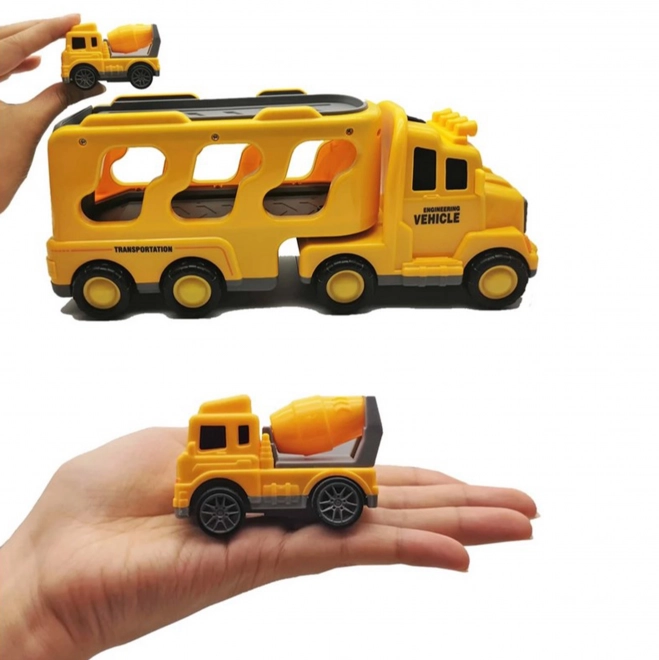 Woopie Abschleppwagen Set mit 5 Fahrzeugen