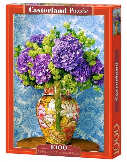 Puzzle 1000 Stücke - Hortensienstrauß