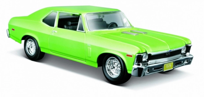 Chevrolet Nova SS Modellauto 1970 Grün 1:24