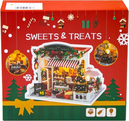 2Kids Spielwaren Miniaturhaus Weihnachtsbäckerei