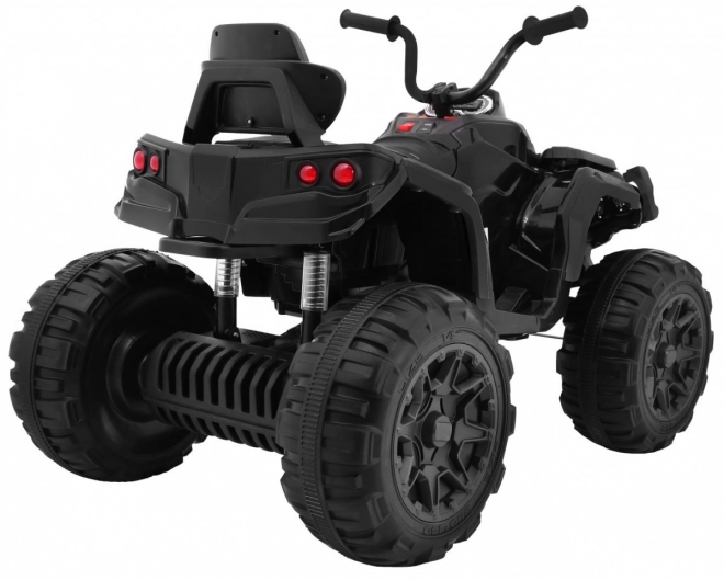 Quad ATV 2,4GHz mit Batterie für Kinder schwarz + Fernbedienung + EVA-Räder + Radio MP3 + sanfter Start